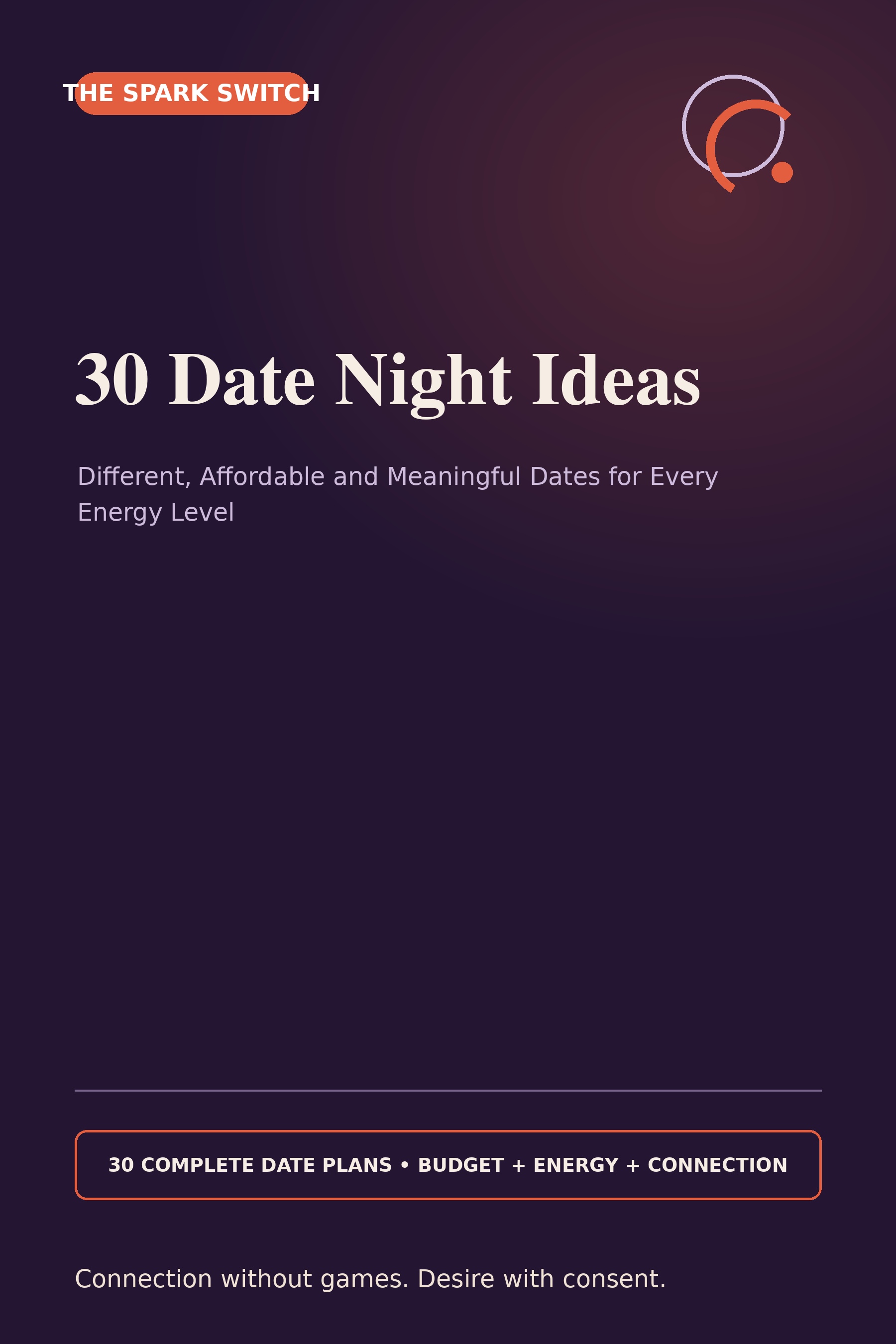 30 Date Night Ideas — bonus cover